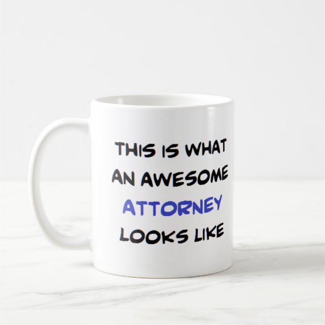 Caneca De Café advogado, incrível (Esquerda)