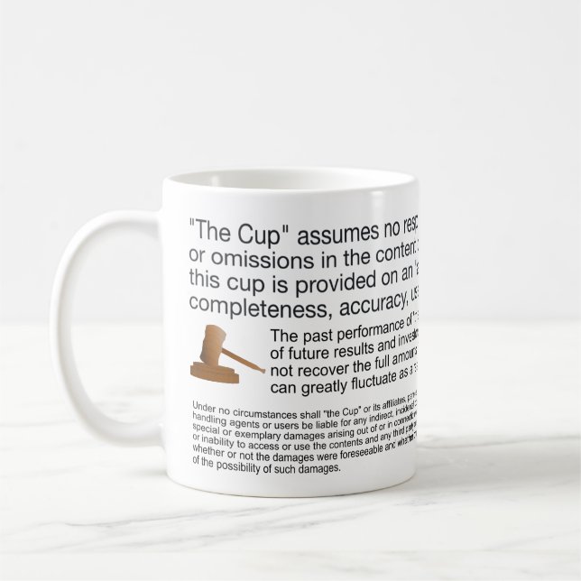 Caneca De Café Advogado Mug (Esquerda)