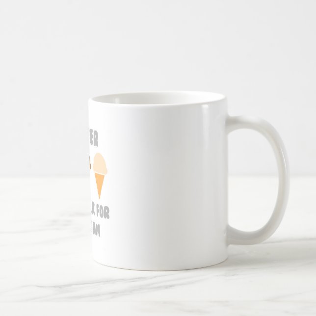 Caneca De Café Advogado... Trabalhará Para O Sorvete (Direita)
