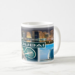 Caneca De Café AE Emirados Árabes Unidos - Dubai - torres de Mar