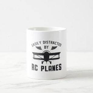Caneca De Café Aeronave De Avião RC Facilmente Distraída Por Av