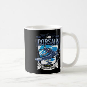 Caneca De Café Aeronave militar de guerra americana F4u da Segund
