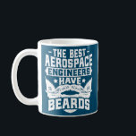 Caneca De Café Aerospace Engineer Bearded Aerospace Engineering<br><div class="desc">Aerospace Engineer Bearded Aerospace Engineering Engineer Gift. Perfect gift for your dad,  mom,  papa,  men,  women,  friend and family members on Thanksgiving Day,  Christmas Day,  Mothers Day,  Fathers Day,  4th of July,  1776 Independent day,  Veterans Day,  Halloween Day,  Patrick's Day</div>