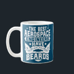 Caneca De Café Aerospace Engineer Bearded Aerospace Engineering<br><div class="desc">Aerospace Engineer Bearded Aerospace Engineering Engineer Gift. Perfect gift for your dad,  mom,  papa,  men,  women,  friend and family members on Thanksgiving Day,  Christmas Day,  Mothers Day,  Fathers Day,  4th of July,  1776 Independent day,  Veterans Day,  Halloween Day,  Patrick's Day</div>