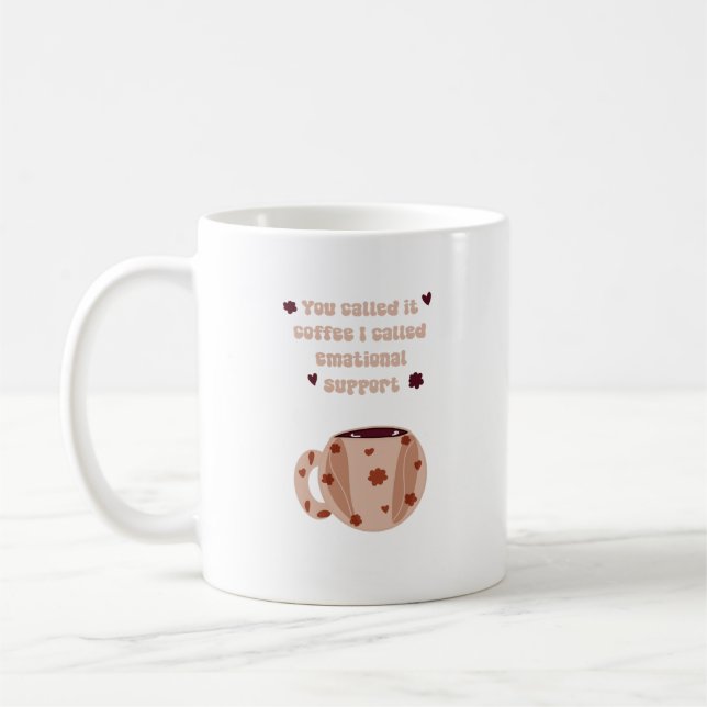 Caneca De Café Aestética - Taça De Café De Boho Cu (Esquerda)