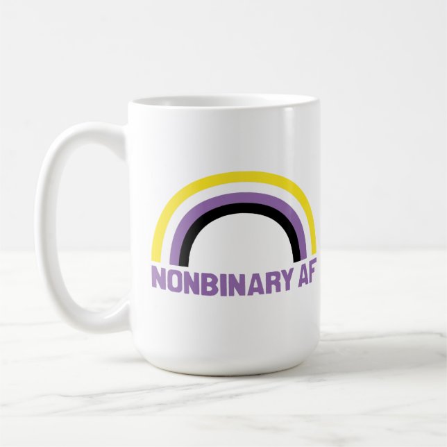 Caneca De Café AF não binário (Esquerda)
