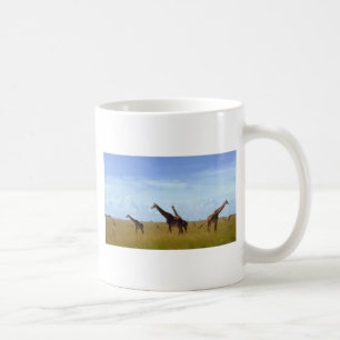 Caneca De Café Afafricano Safari Girafas Belas e bonitinhas