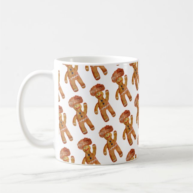 Caneca De Café Afair Hair Gingerbird Man Mug (Esquerda)