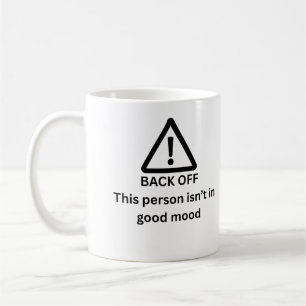 Caneca De Café Afastem-se Desta Pessoa Não Está de Bom Humor Engr
