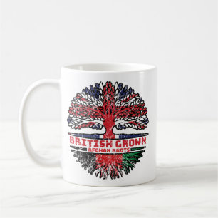 Caneca De Café Afeganistão, Uk, Reino Unido, Árvore Britânica