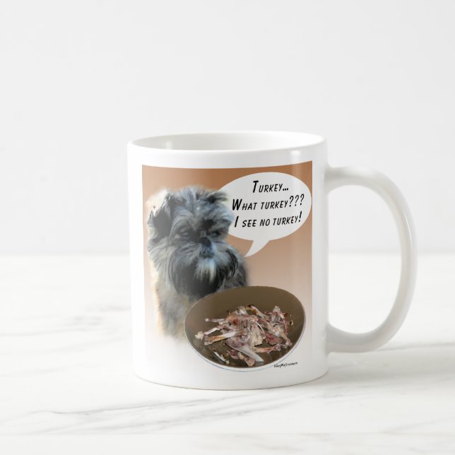 Caneca De Café Affenpinscher Turquia (Direita)