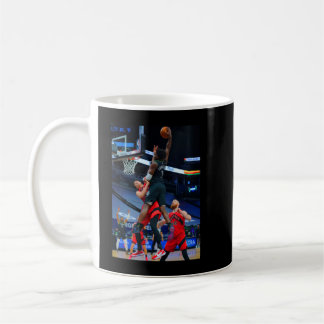 Caneca De Café Affiche Anthony Edwards Dunk sur Yuta Watanabe
