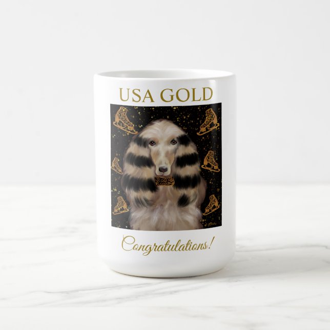 CANECA DE CAFÉ AFGHAN HOUND (Centro)