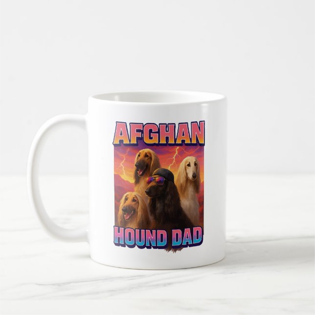 Caneca De Café Afghan Hound (Esquerda)