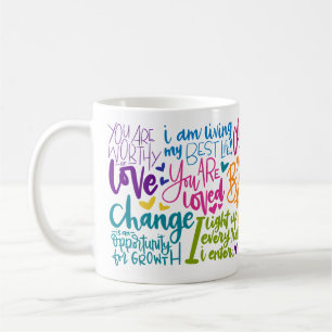 Caneca De Café Afirmação Diária