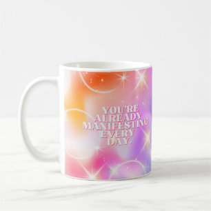 Caneca De Café Afirmação Diária, Lei da Atração, Motivacional