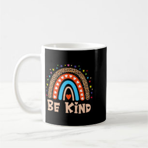 Caneca De Café Afirmação Positiva Arco-Íris Leopardo Gentil