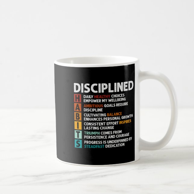 Caneca De Café Afirmações de Cotação Motivacional de Definição de (Direita)