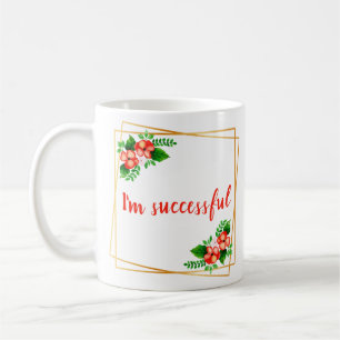 Caneca De Café afirmações inspiradoras para o trabalho