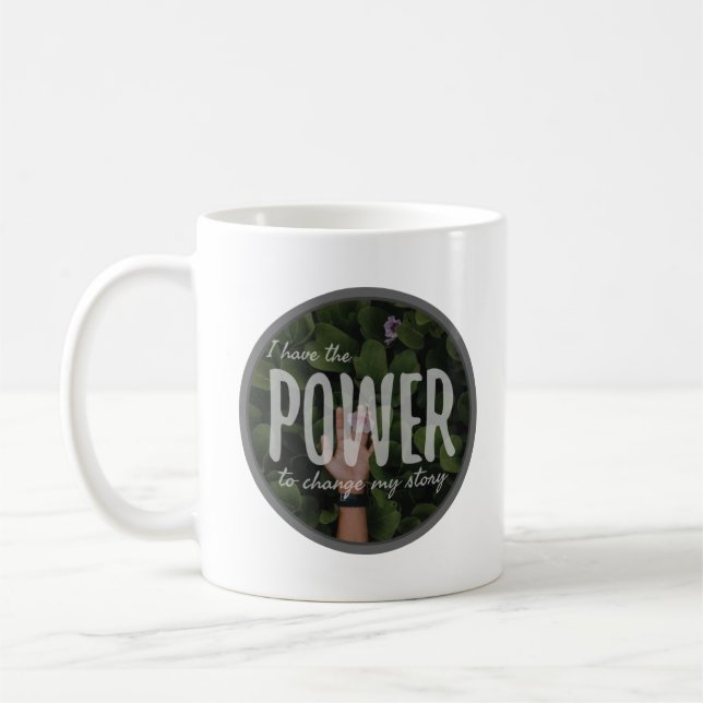 Caneca De Café afirmações motivacionais de atitude positiva (Esquerda)