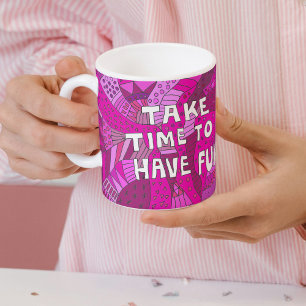 Caneca De Café Afirmações positivas amor próprio relaxante