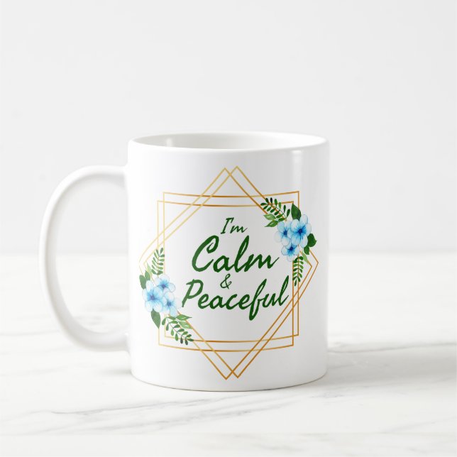 Caneca De Café afirmações positivas do dia (Esquerda)