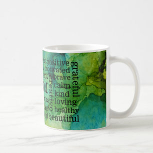 Caneca De Café Afirmações Positivas I AM Declarações