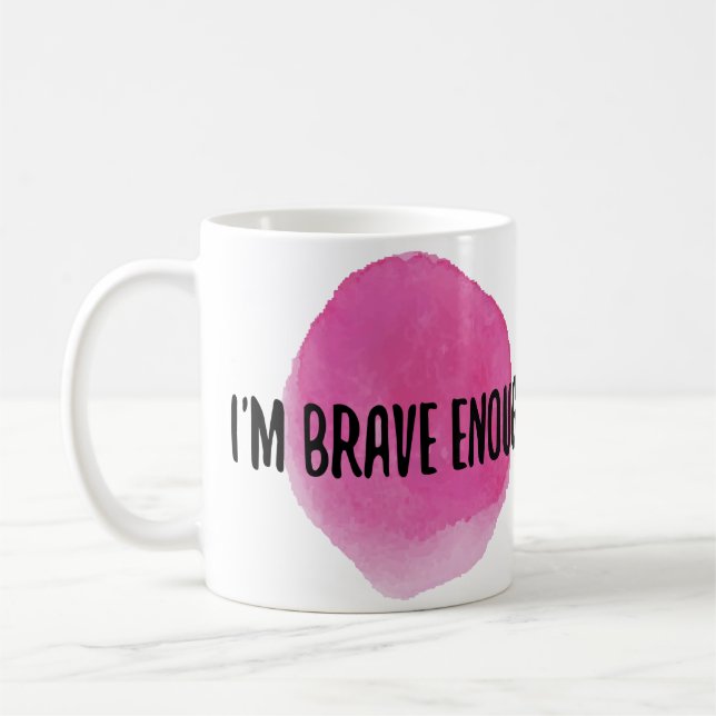 Caneca De Café afirmações positivas para autocuidados (Esquerda)