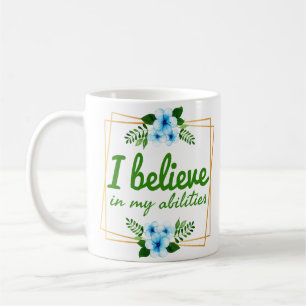 Caneca De Café afirmações positivas para os trabalhadores duros