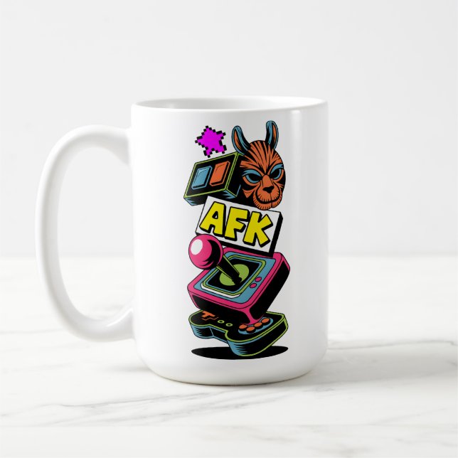 Caneca De Café AFK Totem Tower (Esquerda)