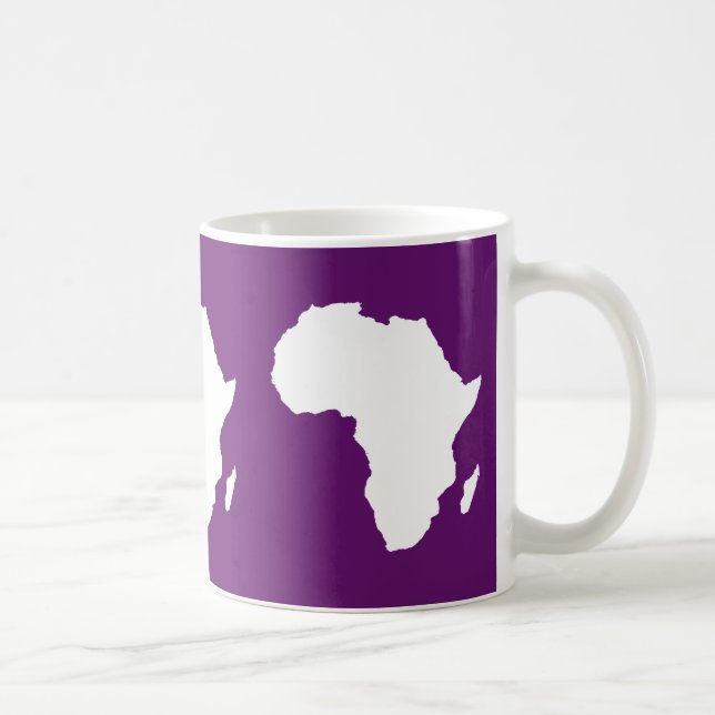 Caneca De Café África Austral Violeta (Direita)