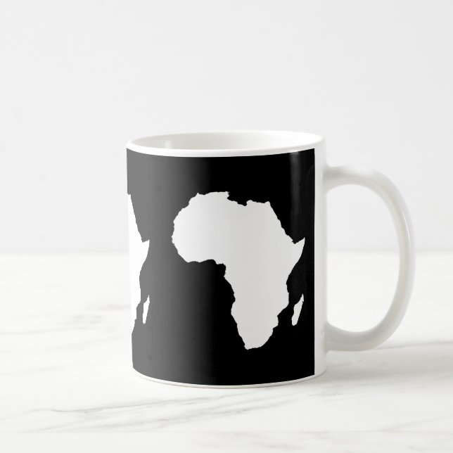 Caneca De Café África autóctone negra (Direita)