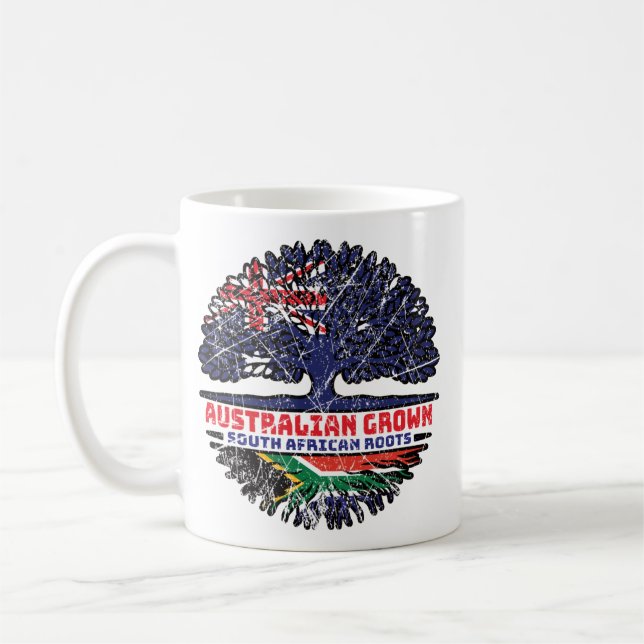 Caneca De Café África do Sul Austrália Austral (Esquerda)