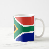 África do Sul Sinalizador Cerâmica Café Mug