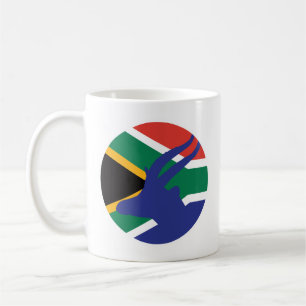 Caneca De Café África do Sul Springbok Antelope África do Sul