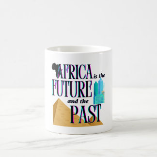 Caneca De Café África é o Futuro & o Passado |