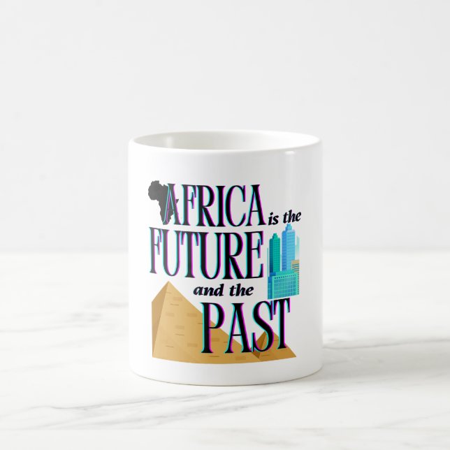 Caneca De Café Africa is The Future & The Past |  (Centro)
