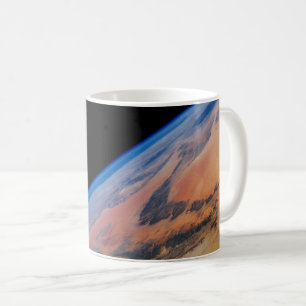Caneca De Café África norte E O Vasto Deserto Líbio.