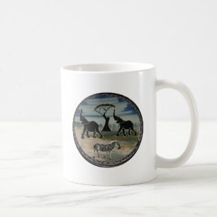 Caneca De Café África Quênia Lindo e Legítima Vida Selvagem