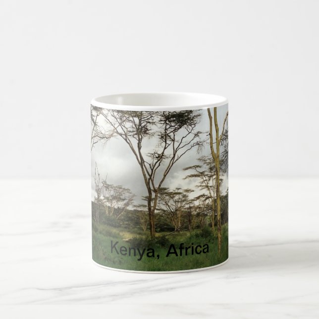 Caneca De Café África Terra selvagem do Quénia (Centro)