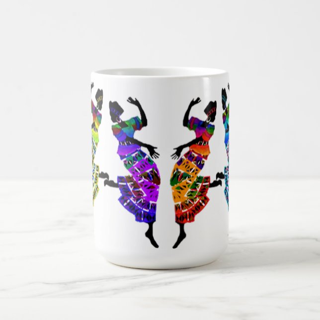 Caneca De Café African Foot Dance (Centro)