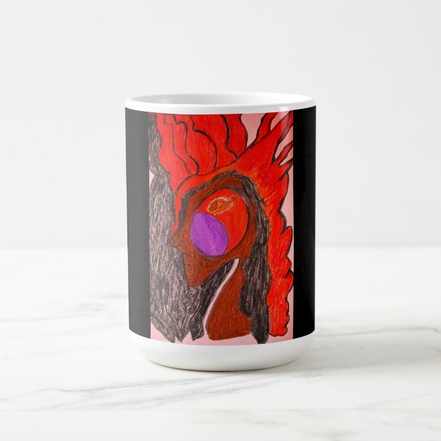 Caneca De Café African Phoenix Rising  (Centro)
