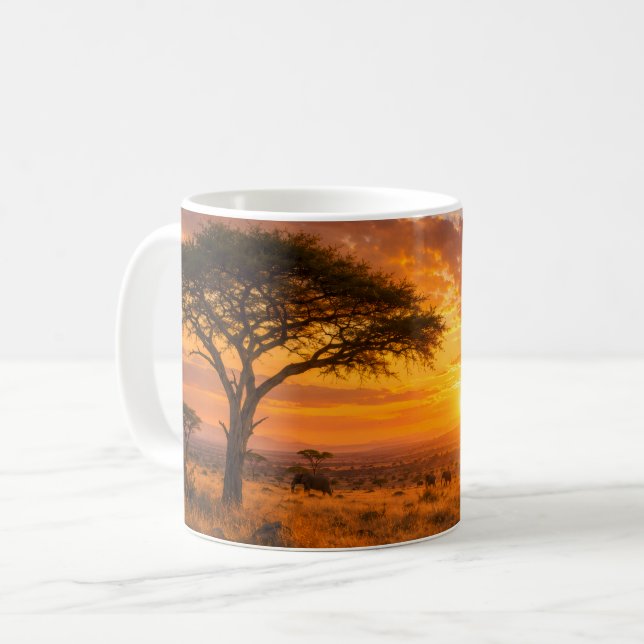 Caneca De Café African Savanna Mug (Frente Esquerda)