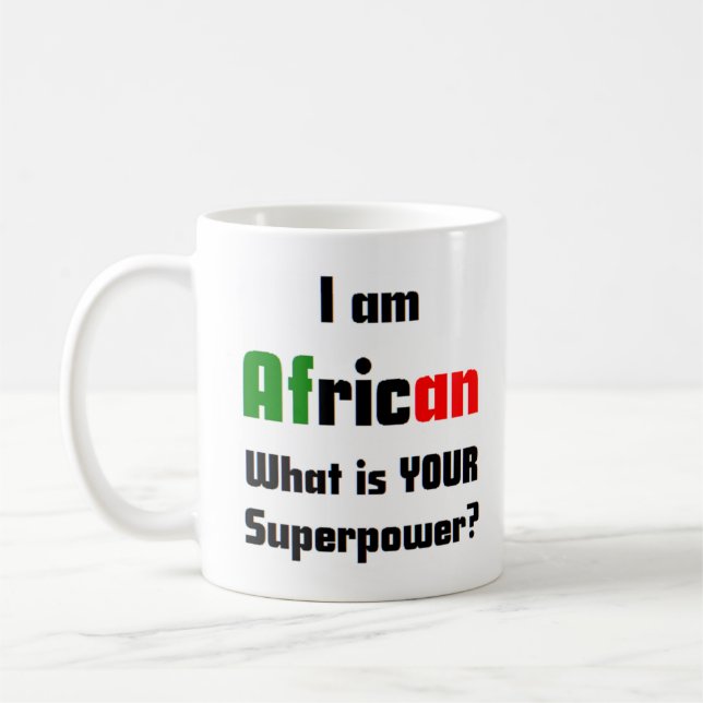 caneca de café africana (Esquerda)