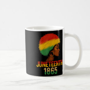 Caneca De Café Afro-Americano Rainha Negra Afro-Menina Décima Sex
