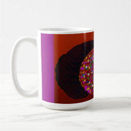 Caneca De Café Afro Floral