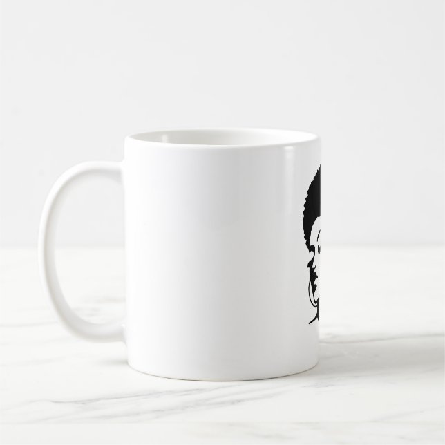 Caneca De Café Afro Natural Black Hair Kind Pride (Esquerda)