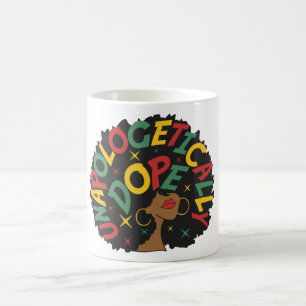 Caneca De Café Afro-se da Garota Negra 
