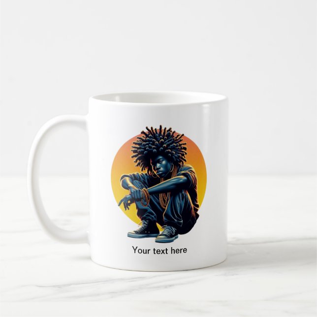 Caneca De Café Afro Urban Art Mug - Legal Dreadlock Streetwear St (Esquerda)