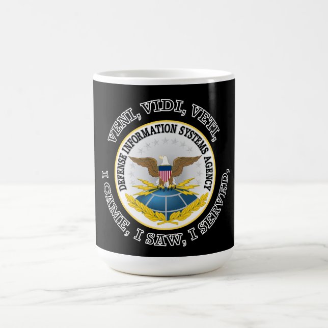 Caneca De Café AFV (Defense Information Systems Agency) (Centro)
